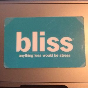 ❤️SOLD❤️Bliss gift card